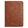 thumbnail image 4 of Dteck for for iPad Mini 5 Generation 2019/ Mini 4 3 2 1 (Old Model) 7.9 inch, Shockproof Premium PU Leather Cover with Auto Sleep Wake, Hand Strap, Wallet Card Slot and Foldable Stand Cover, Brown, 4 of 9