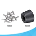 thumbnail image 3 of Uxcell 0.47" H x 0.83" W Rubber Bumper Feet with Stainless Steel Washer and Screws 24Pack, 3 of 5