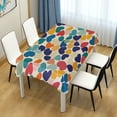 thumbnail image 4 of Yayeee Tablecloths 60" x 90" Rectangle Wrinkle Resistant Party Table Cover, Colorful Clover Pattern, 4 of 8