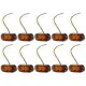 thumbnail image 1 of 10Pcs Amber 2 Led Light Oval Clearance Trailer Car Truck Side Marker Tail Lamp, 1 of 5