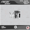 thumbnail image 2 of Kalair GFX Graphics Kit for Kayo K6EFI 250 Dirt Bike (2021+) Fresh Series, 2 of 5