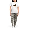 thumbnail image 4 of CafePress - Rottweiler Women's Light Pajamas - Women's Short Sleeve Print T-Shirt and Pants Light Cotton Pajama Set, 4 of 7