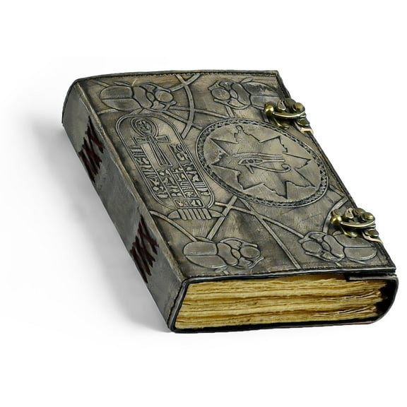 The Book of Hamunaptra Leather Journal Egyptian Witch Book of The Dead The Mummys Evil Prop Replica Necronomicon Book of Shadows Journals Spell Books (8x6 inch)