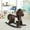 Brown#3, variant on Kids Bike Kids Plush Ride-On Rocking Horse with Bear Toy, Children Chair with Soft Plush Toy & Fun Realistic Sounds, Brown,Boys Bike