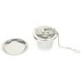 thumbnail image 4 of 1Set Tea Infuser Tea Leaves Strainer Stainless Steel Tea Filter for Loose Tea Silver, 4 of 8