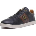 thumbnail image 6 of Pantofola D'oro Sorento Uomo Low Men's Lace Up Leather Sneakers In Blue Size 7, 6 of 6