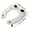White, variant on Winter Warm Thickened Plush Toilet Seat Cover with Elastic Edge for Universal Fit, Soft Velvet Bathroom Cushion for Cold Weather Comfort, Washable Hygienic Toilet Seat Protector