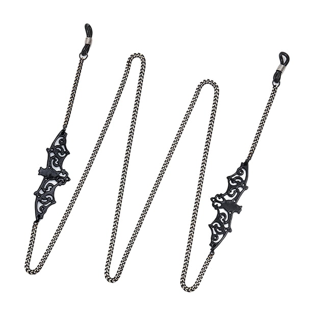 Cadena de Moda Negro de Sol Collar Retenedor de Cordón para Sunnimix Cadenas para anteojos