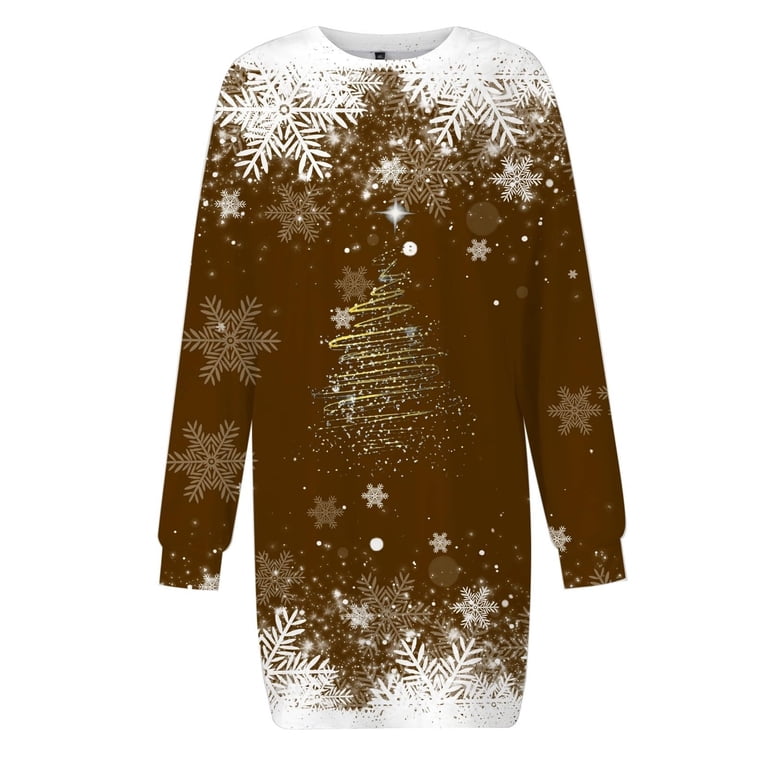 christmas sweatshirt dresses Tipsy Elves Women's Merry Christmas Tassel Sweater Dress Size Medium comfortable to wear Women's Fashionable & Versatile Christmas