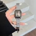 thumbnail image 3 of Band Compatible with Apple Watch Band 38mm 40mm 41mm, Jewelry Metal Strap with Bling Diamond Rhinestone Bracelet Wristband for iWatch Series 9 8 7 6 5 4 3 2 1 SE,Black, 3 of 10