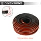 thumbnail image 4 of Bargains Únicos Weatherstrip Weather Stripping Cinta Adhesiva para Sello de Clima 85.3Ft Forma de 6 Agujeros EPDM Caucho, 4 of 7