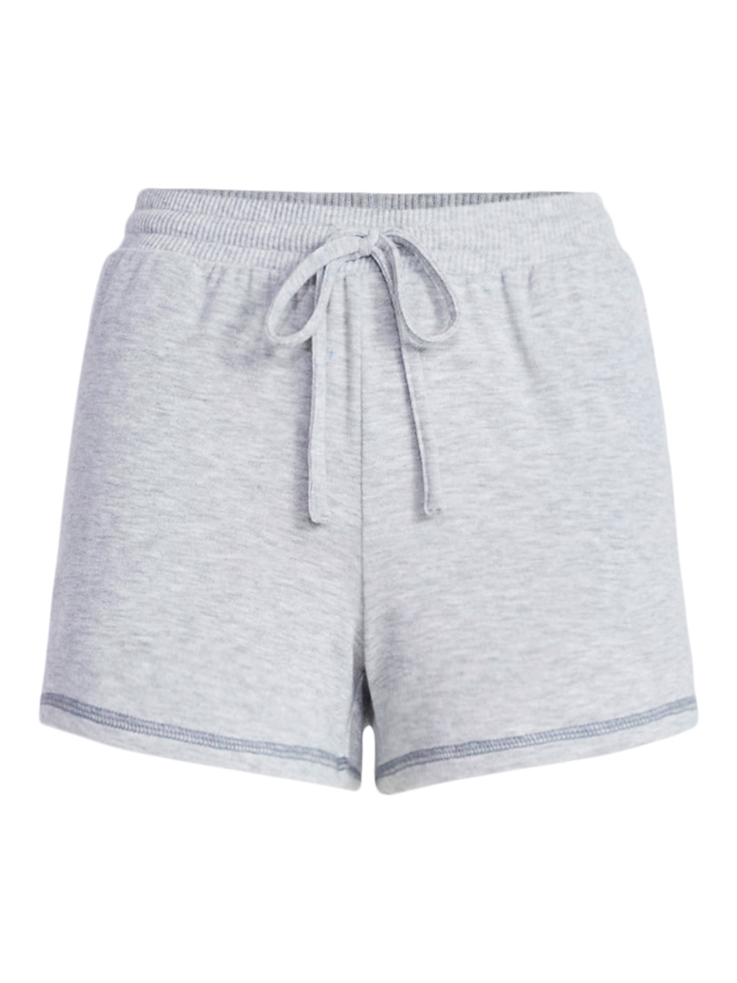 Joyspun Women's Cozy Lounge Collection Hacci Knit Sleep Shorts, 3" Inseam, Sizes XS-3X