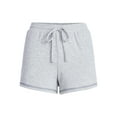 thumbnail image 6 of Joyspun Women's Cozy Lounge Collection Hacci Knit Sleep Shorts, 3" Inseam, Sizes XS-3X, 6 of 6