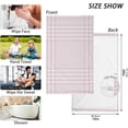 thumbnail image 3 of Dreamtimes 16x28 Inch Face Hand Towel Set Light Purple Plaid Cotton Washcloths, Quick-Dry Highly Absorbent Bath Towels 2 Pcs for Bathroom Ktichen Travel SPA Gym, 3 of 7