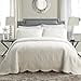 thumbnail image 3 of VCNY Home - Westland Collection - Super Soft & Plush Microfiber Quilt Set - Lightweight, Elegant, and Breathable, Machine Washable, Full, Ivory, 3 of 4