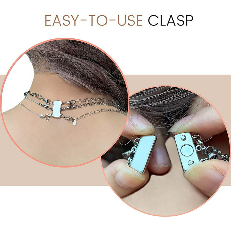Necklace Spacer Layered Necklace Clasp Necklace Layering Clasp