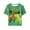 A-Green, variant on Zwiiyzr Boys Dinosaur Shirts for Toddler Kids Short Sleeve Graphic T-Shirt Printed Round Neck Top for 3-14 Years Green