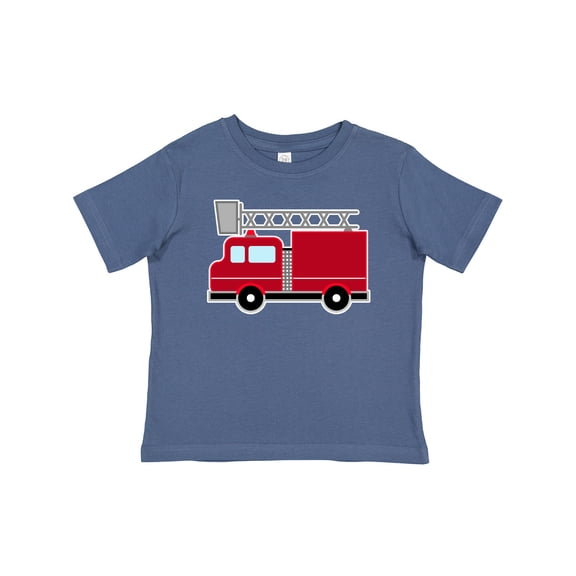 Inktastic Red Firefighter Fire Truck Boys or Girls Baby T-Shirt