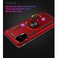 thumbnail image 6 of Military Grade Drop Impact for Samsung Galaxy A71 4G Case 360 Metal Rotating Ring Kickstand Holder Magnetic Car Mount  Heavy Duty Shockproof Cover for Galaxy A71 4G Phone Protection Case (Red), 6 of 10