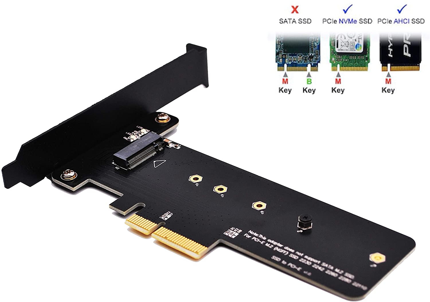 EZDIY FAB 3 0 X4 M2 Adapter PCI Express M 2 SSD NGFF PCIe Card To PCIe 