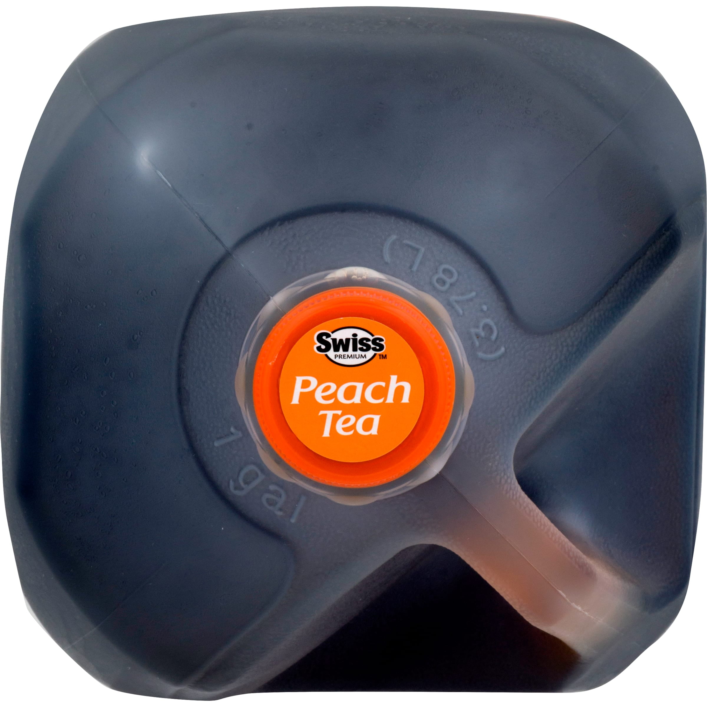 Swiss Premium Natural Peach Iced Tea - 1 Gallon Plastic Jug