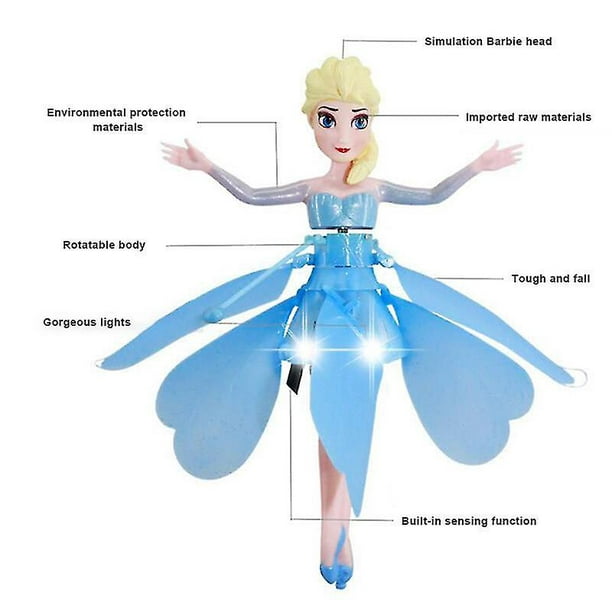 Frozens Princesse Elsa Forme Induction Avion Fée Magique Volant