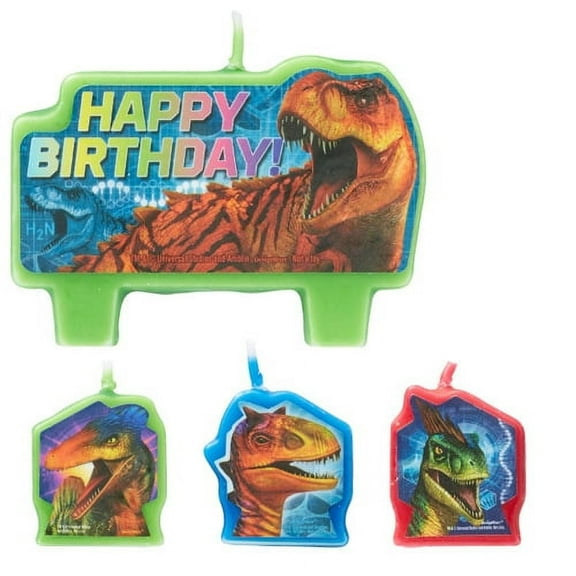 Jurassic World 'Dino Hybrid' Mini Candle Set (4pc)