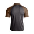 thumbnail image 7 of Fabrcox Men Polo Shirts Short Sleeve Raglan Collared Golf Shirts for Men Color Block Regular Fit Casual Gym Mens Athletic Shirt Brown XXXL, 7 of 7