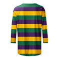 thumbnail image 5 of PMUYBHF T-Shirt Imprimé Joyeuses Fêtes Manches 3/4 Col Rond Blouse 4600 TTG, 5 of 5