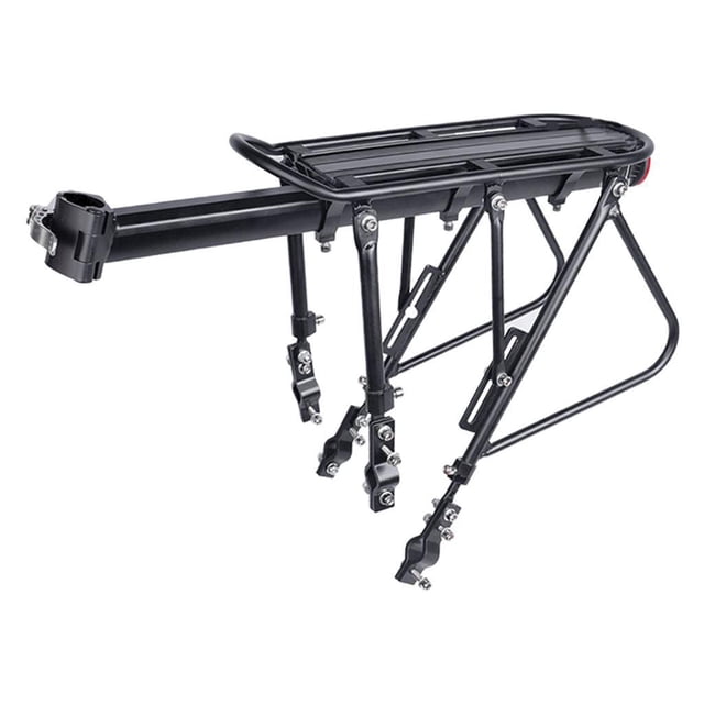 VONKY Bike Rear Seatpost-Mounted Outdoor Luggage Cargo Rear Holder Rack Half Quick Mount Half Quick Mount