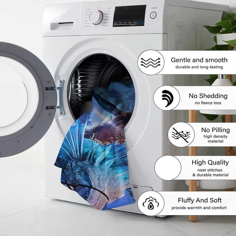 Aquaman Anti Pilling Flannel Blanket Gifts for Fans Lover Girls Boys Women Present Hoodie Him Bed 40"x50"