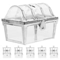 thumbnail image 2 of Elegant Silver Plastic Treasure Chest Candy Boxes for Home Use with Moderate Capacity 6pcs, 2 of 5