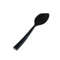 thumbnail image 3 of Coppetta Black Plastic Petal Spoon - 4 1/2" x 1" - 500 count box, 3 of 11