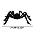 thumbnail image 3 of Pack Giant Hairy Spider Halloween Decorations, 12 Inch Scary Fake Spiders For Outdoor Party Decor, 3 of 3