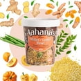 thumbnail image 6 of Aahana's Delhi Mung Beans & Rice | Jaipur Millet & Lentil Bowl – Vegan Food, Gluten Free, Plant-Based Meals, Ready to Eat Indian Meals | Vegetarian Food, Just Add Water, No Refrigeration (4 Pack), 6 of 7