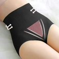 thumbnail image 1 of 【READY STOCK】 High-Waist Underwear Women's Panties Plus Size Cotton 3D Honeycombpangjing, 1 of 4