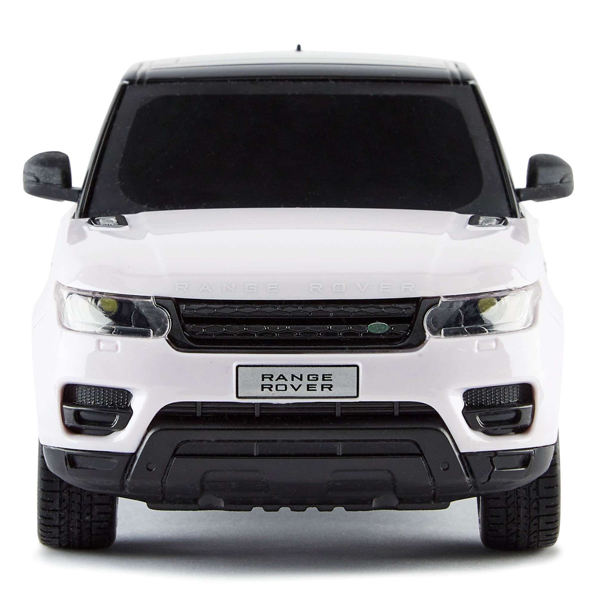 CMJ RC Cars: Range Rover - White - 1:24 Scale, Remote Control Radio SUV Vehicle, 2.4 Ghz, LED Headlights, Indoor-Outdoor Racing Toy, Licensed Model