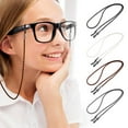 thumbnail image 2 of EIMELI Adjustable Leather Glasses Chain Neck Strap String Band Cord Rope Eyeglass Q2L2, 2 of 8