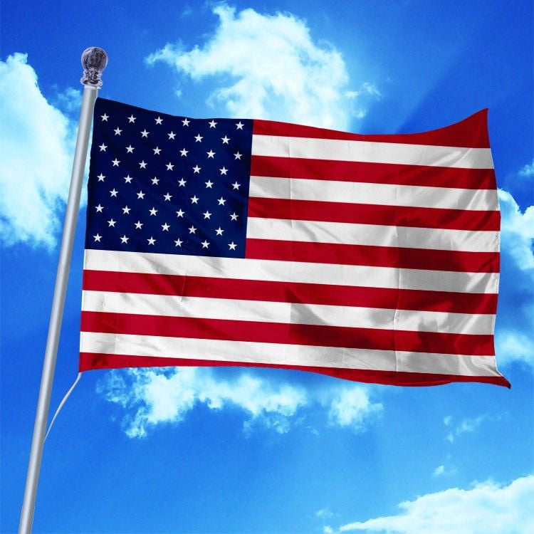 4X6FT 120*180cm USA US U.S. American Flag Polyester Stars Brass Grommet US Flag