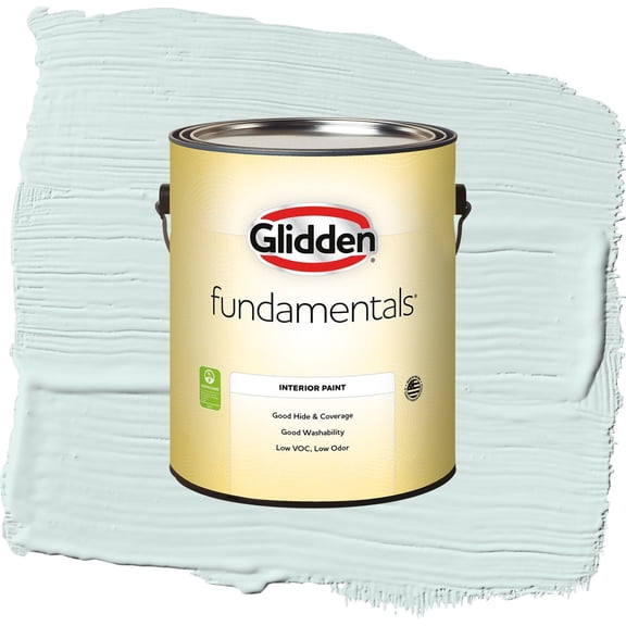 Glidden Fundamentals Cave Pearl Flat Interior Paint and Primer, 1 Gallon
