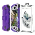 thumbnail image 7 of TPU Protective Case for ROG Ally Game Console with Back Bracket Anti-slip Protective Cover-Purple, 7 of 7