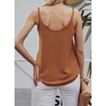thumbnail image 4 of Women’s V Neck Spaghetti Shoulder Strap Sleeveless Tank Tops Casual Loose Sleeveless Blouse Cami Shirts, 4 of 4