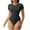 Black, variant on LELINTA Scoop Neck Bodysuit for Women Seamless Tummy Control Shapewear Thong Sculpting Body Shaper