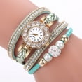 WGOUP Women Watches Fashion Vintage Weave Wrap Quartz Wrist Watch