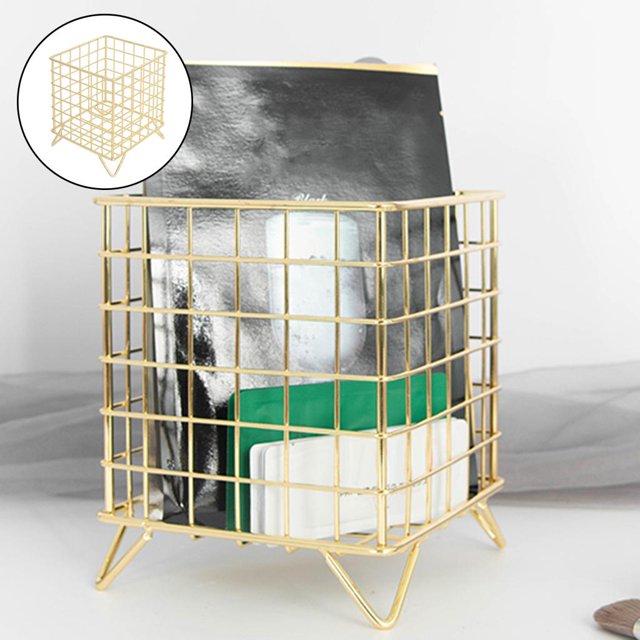 Soporte para cápsulas de de alambre de Metal hueco organizador de de almacenamiento de taza Espresso K para oficina de Hotel en hogar dorado BLESIY Soporte para cápsulas de café