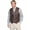 Brown Soft Touch Lamb, variant on Scully Men's Lambskin Snap Front Vest Brown XX-