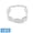 #5-White【1x Cooling Ring, 23.62" x 2.17"】, variant on Adjustable Neck Chiller Ring, Reusable Cold Release Wrap, Ergonomic Portable Wearable for Sports Outdoor Workout Travel, Summer Heat Relief, Topliu