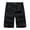 Black, variant on SSLR Mens Shorts Casual Pants Cotton Shorts