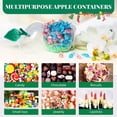 thumbnail image 5 of Triani 2Pcs Large Clear Apple Container with Shred Paper Plastic Apple Shape Filling Jar Back To School Teacher Appreciation Gift Decor Classroom Wedding Valentine Party(Clear), 5 of 7