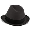 thumbnail image 3 of Layover - Walrus Hats Center Dent Wool Felt Fedora Hat, 3 of 4